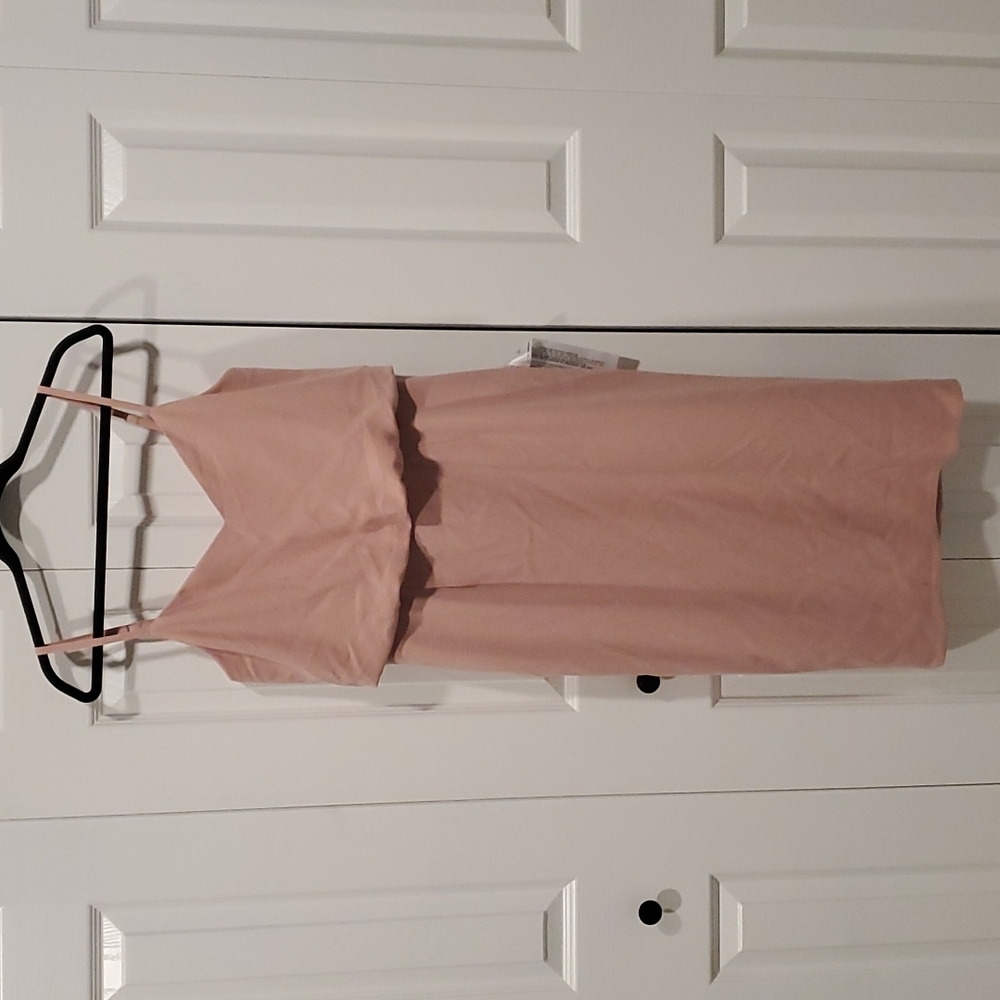 Blush pink dress
